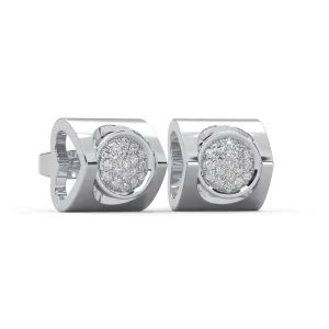 0.18 Cttw Natural Diamond Cluster Stud Earrings for Her | 925 Sterling Silver