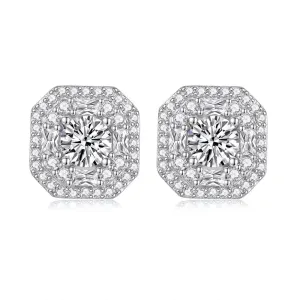 0.5 Ct Round Cut Diamond Stud Earrings