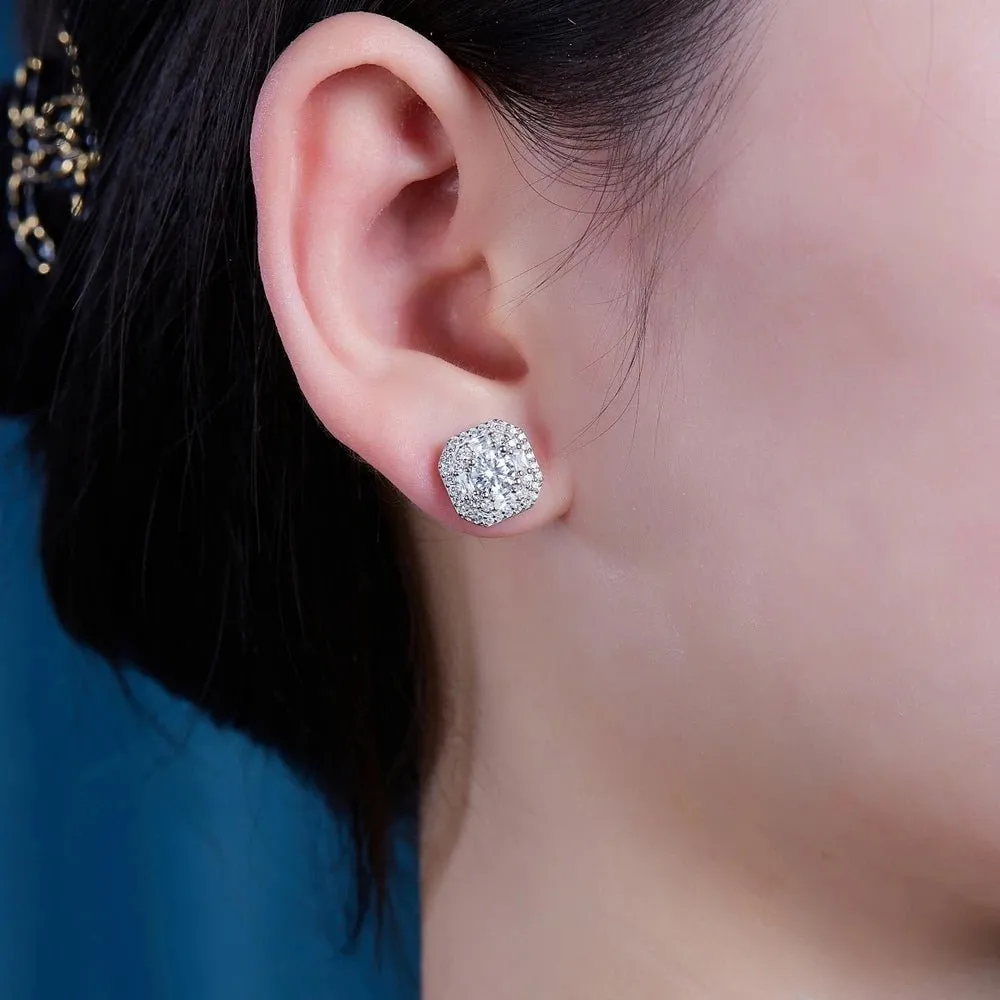 0.5 Ct Round Cut Diamond Stud Earrings