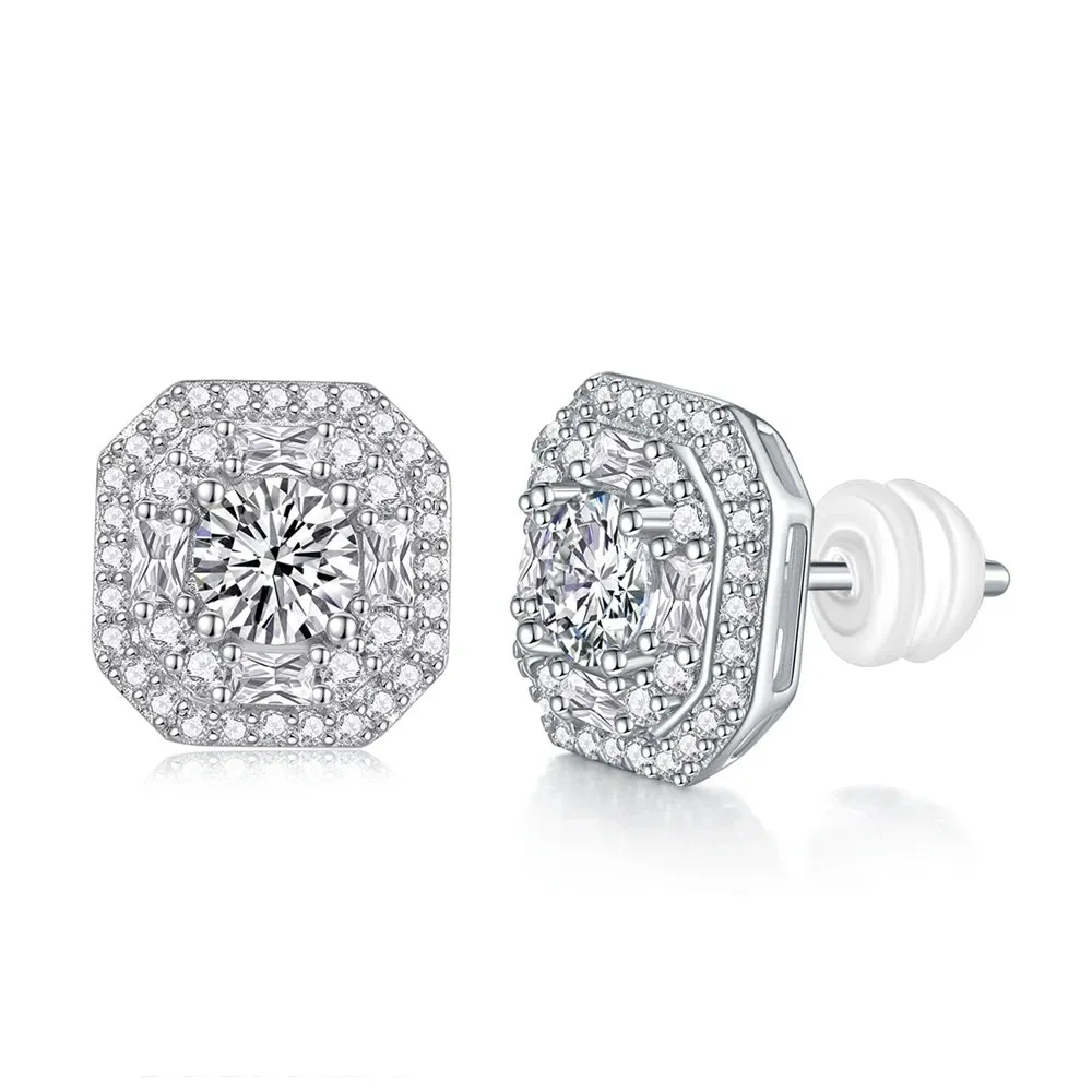 0.5 Ct Round Cut Diamond Stud Earrings