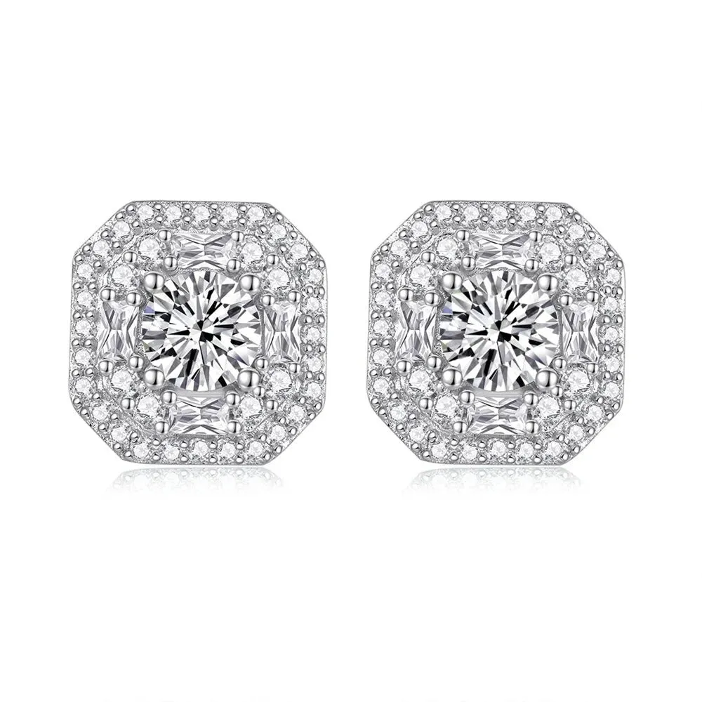 0.5 Ct Round Cut Diamond Stud Earrings