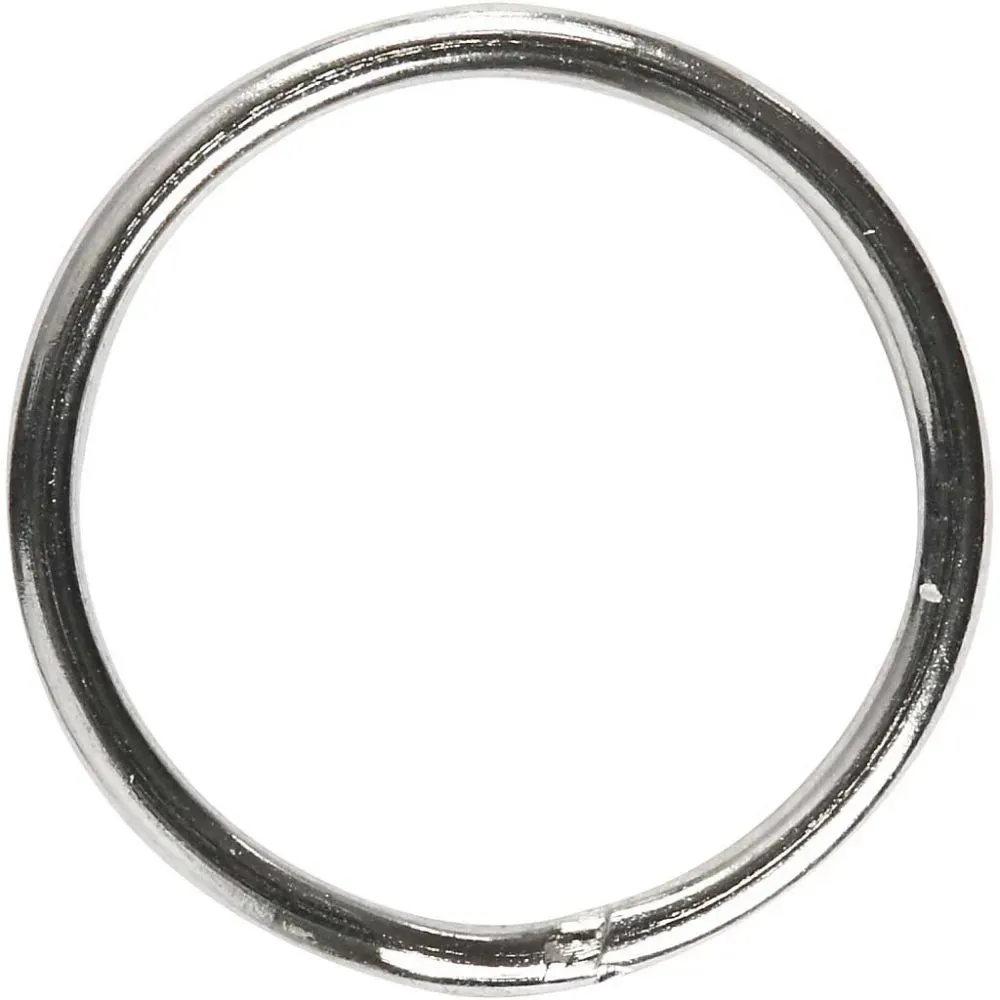 10 x Metal 15mm Large Split Ring For Key Chains Christmas Hanging Decoration