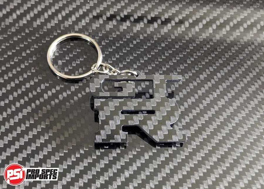 100% Carbon Fibre GTR Keychain