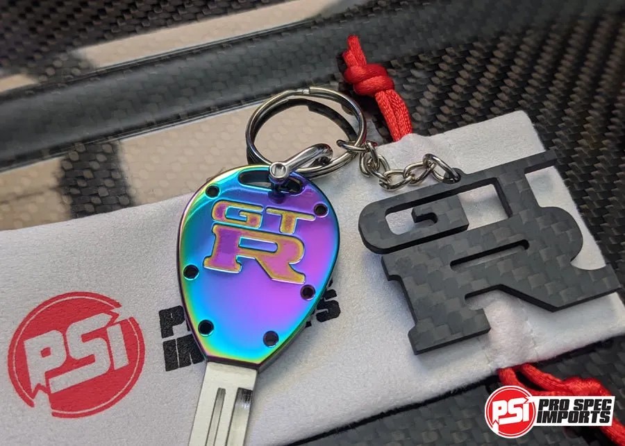 100% Carbon Fibre GTR Keychain