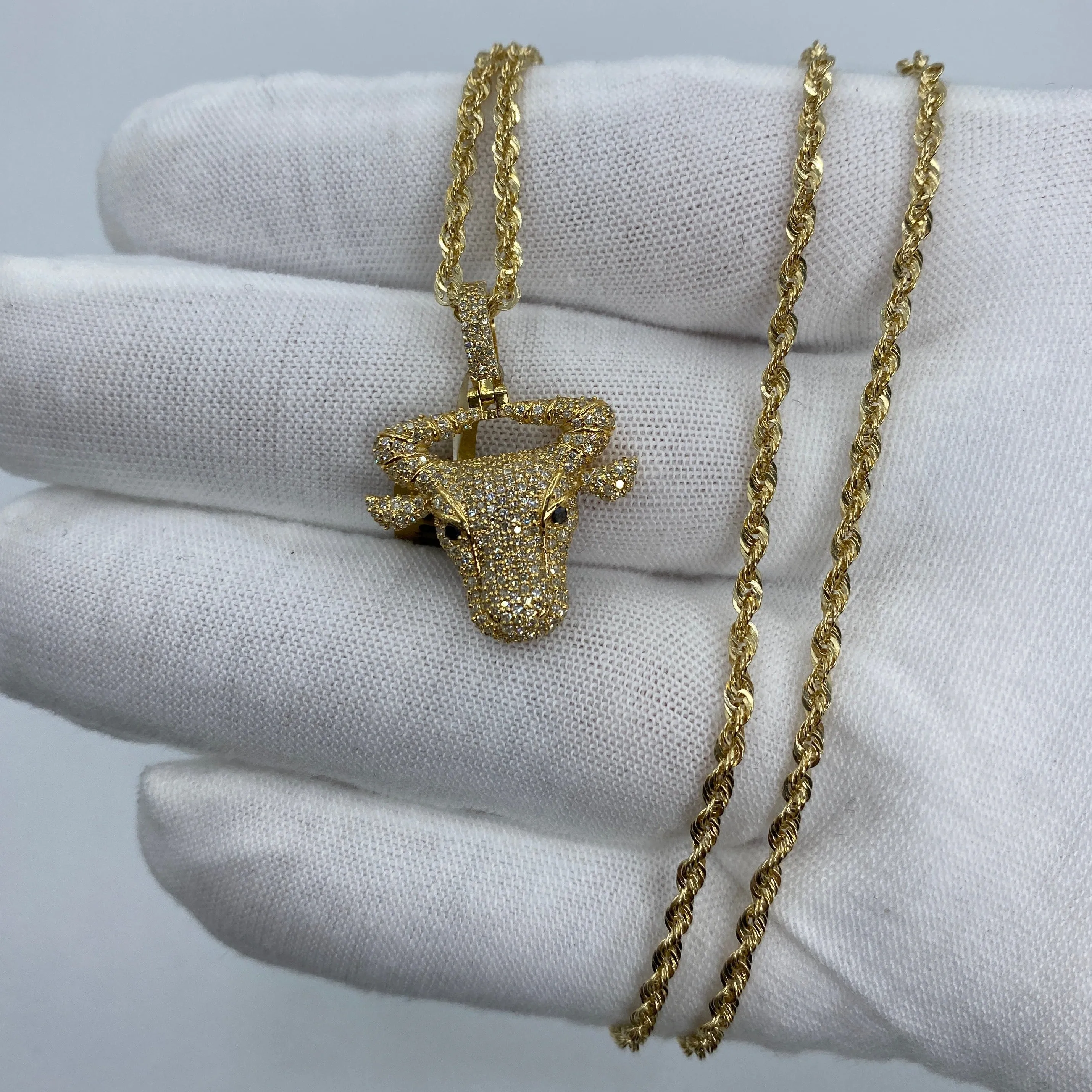 10K Horoscope Signs Diamond Pendant Full Collection