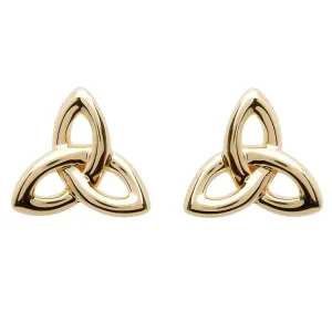 10K Yellow Gold Celtic Trinity Knot Earring 10E643