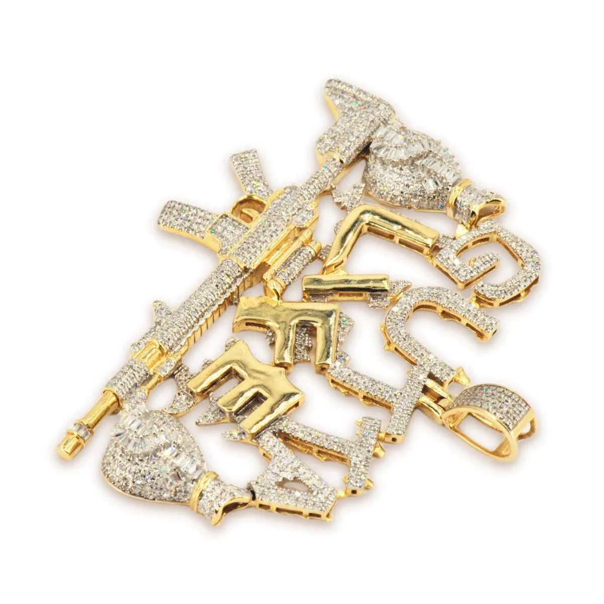 10k Yellow Gold Gutta Lyfe Pendant - Large