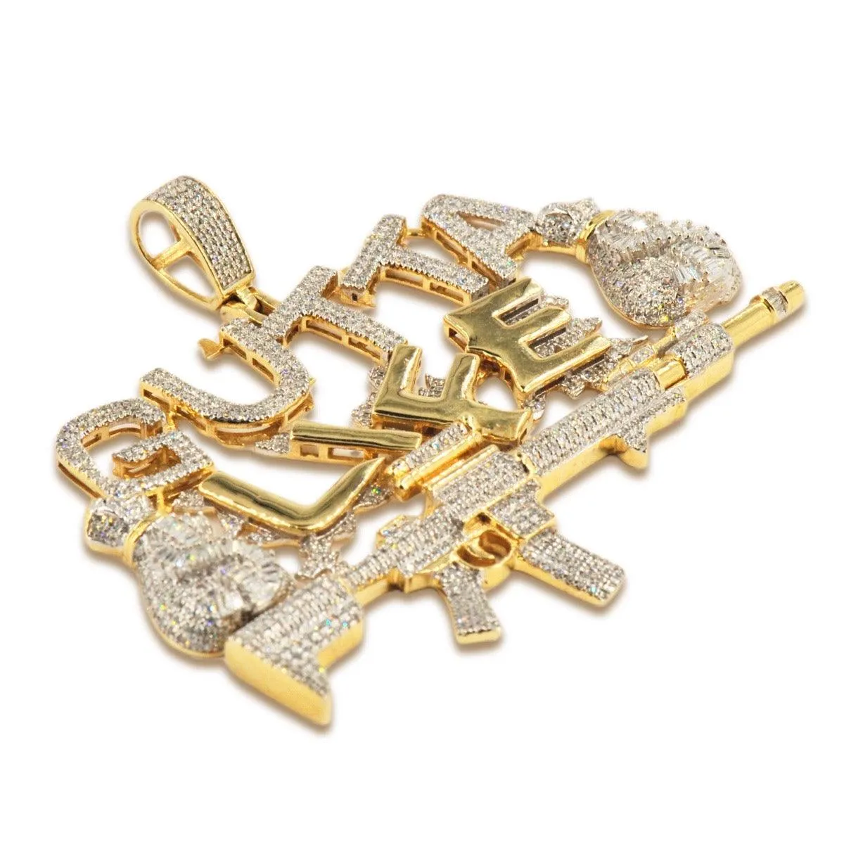 10k Yellow Gold Gutta Lyfe Pendant - Large