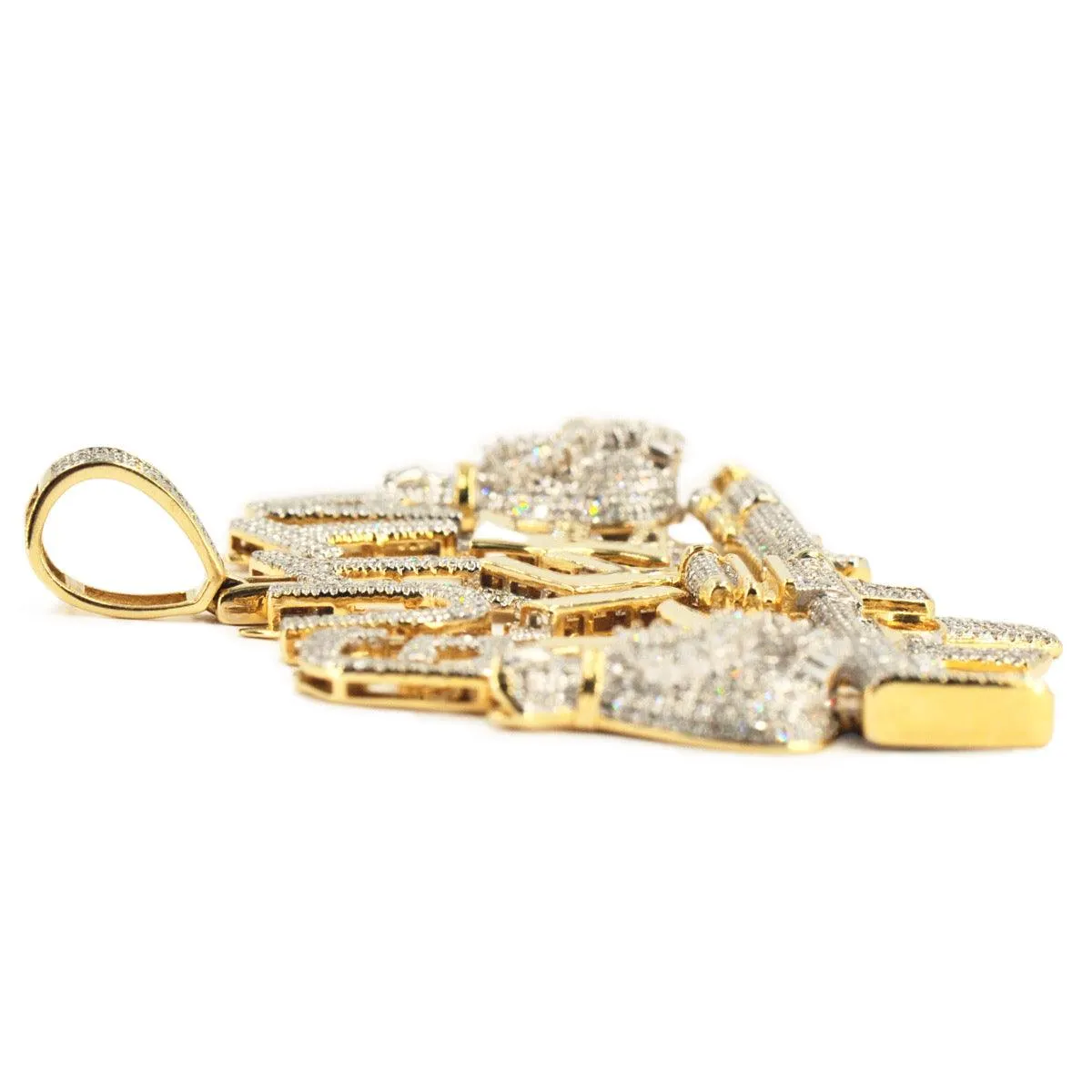 10k Yellow Gold Gutta Lyfe Pendant - Large