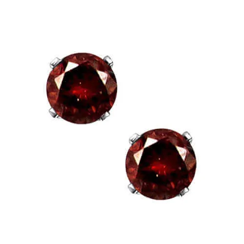 1/10ct 14k Gold Color Diamond Stud Earrings (Available in 7 color)