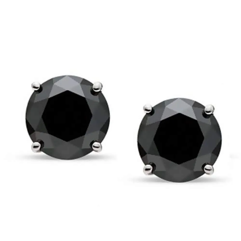 1/10ct 14k Gold Color Diamond Stud Earrings (Available in 7 color)