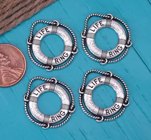 12 pc Lifesaver charm, life preserver charm boat, charm, Charms, wholesale charm, alloy charm