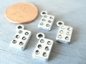 12 pc Muffin pan charm, muffin tin, baking charm, Charms, wholesale charm, alloy charm