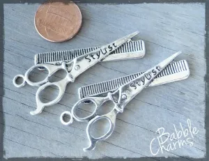 12 pc Stylist, stylist charm. Alloy charm ,very high quality.Perfect for jewery making and other DIY projects