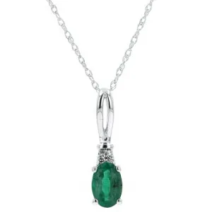 14K Gemstone Oval Pendants<p><strong>More Colors Available</p></strong>