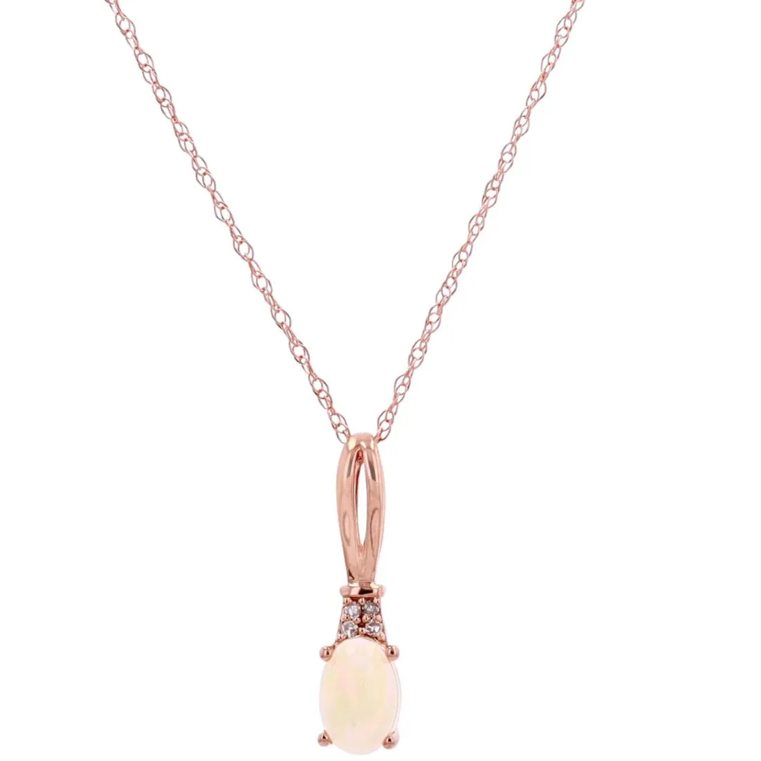14K Gemstone Oval Pendants<p><strong>More Colors Available</p></strong>