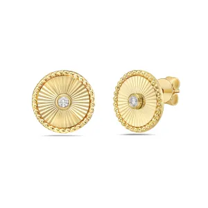 14k Gold Stud Earrings