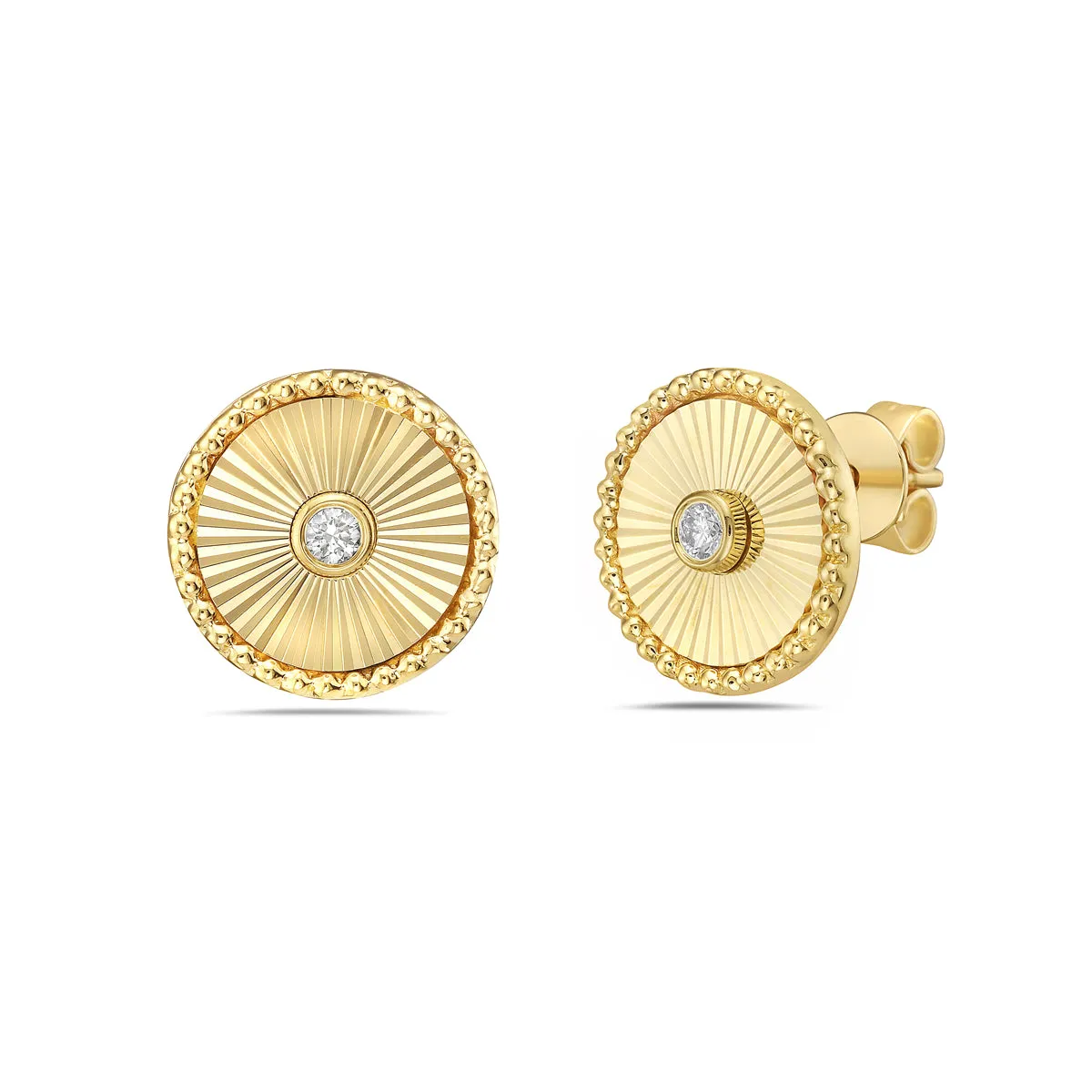 14k Gold Stud Earrings