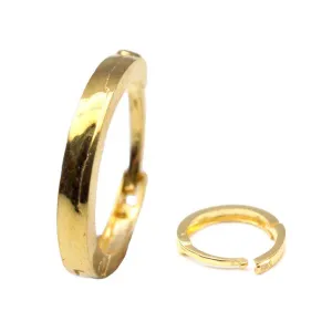 14K Pure Gold Indian clicker Hinged Nose Ring Nose piercing
