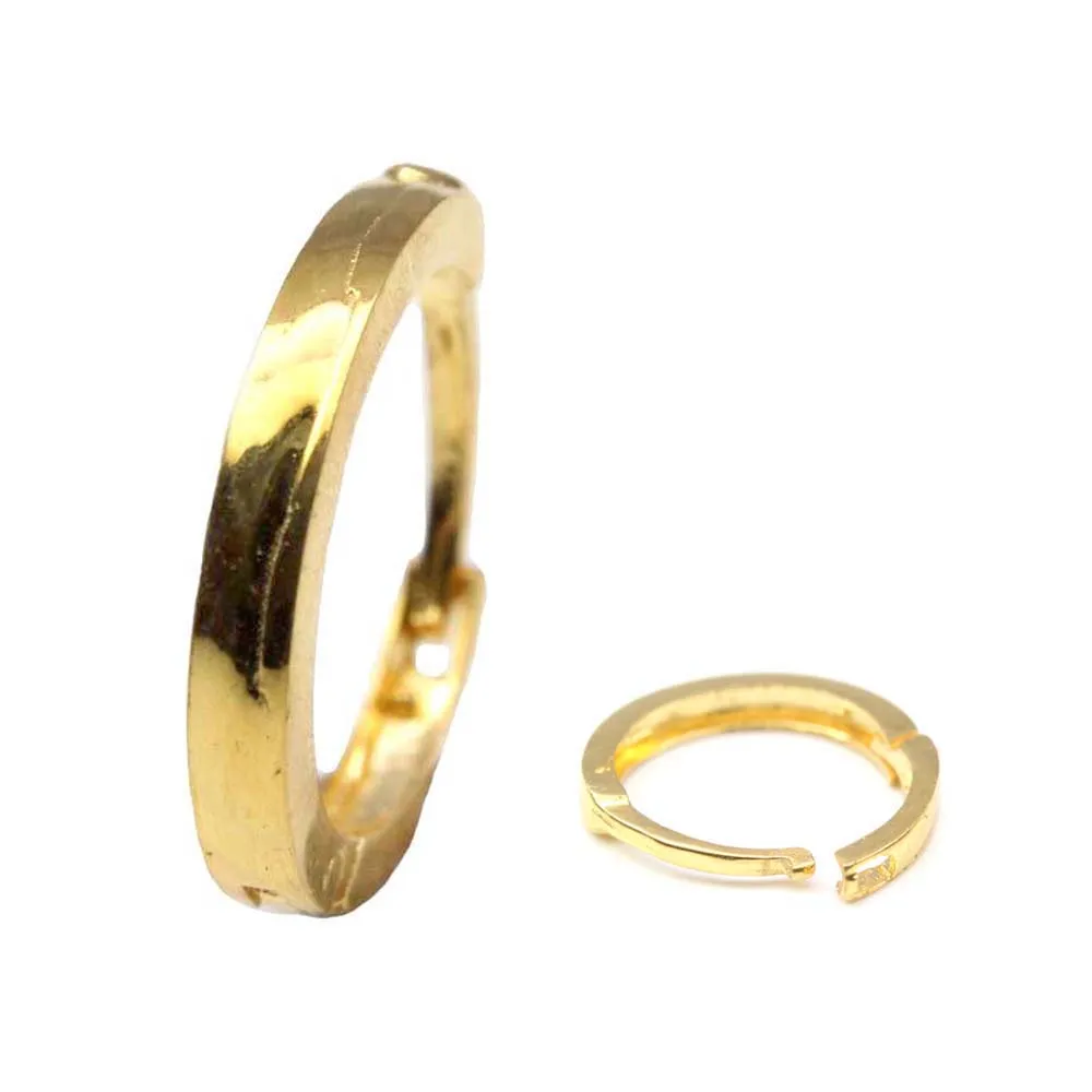 14K Pure Gold Indian clicker Hinged Nose Ring Nose piercing