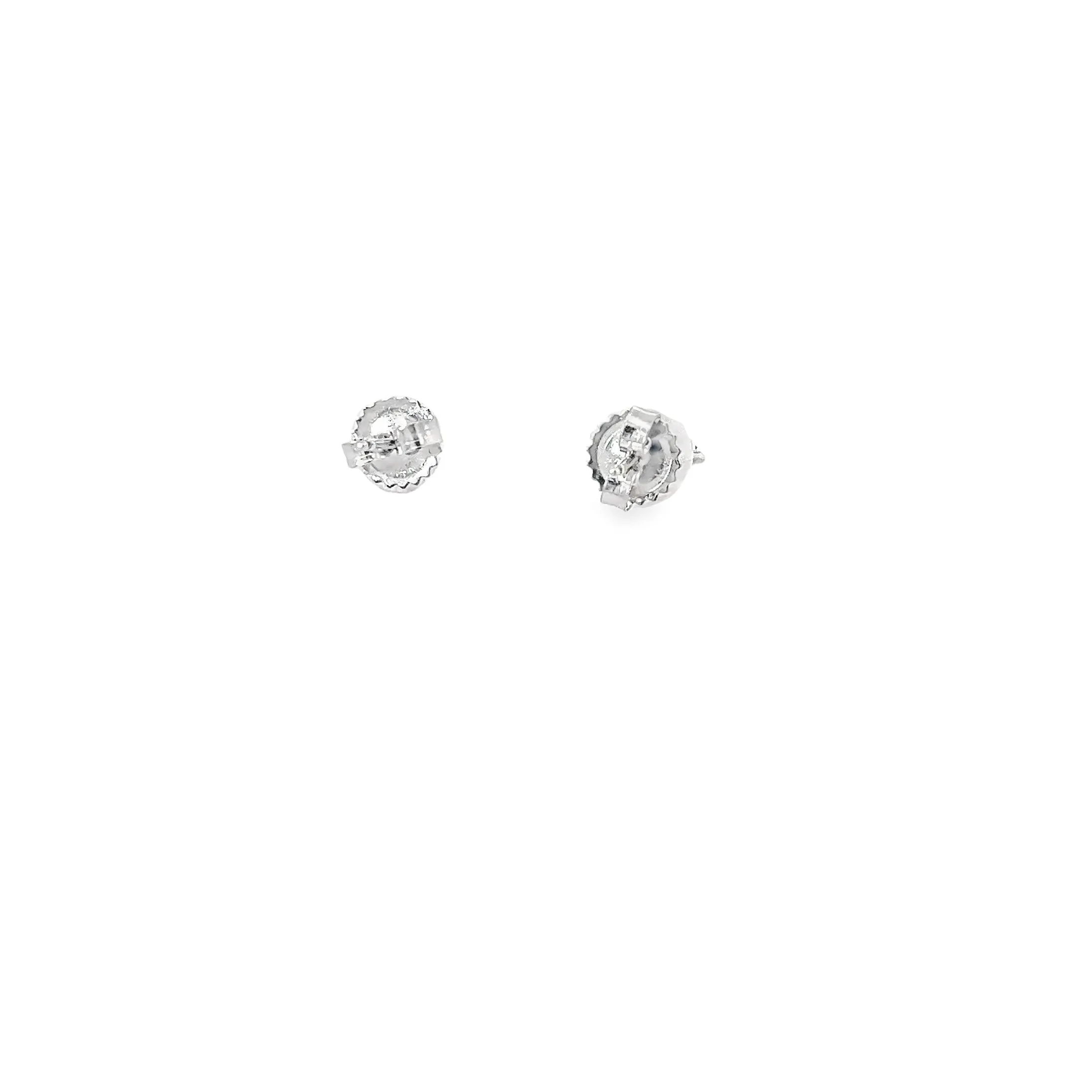 14k White Gold 3.00ct F SI1 Round Diamond Stud Earrings