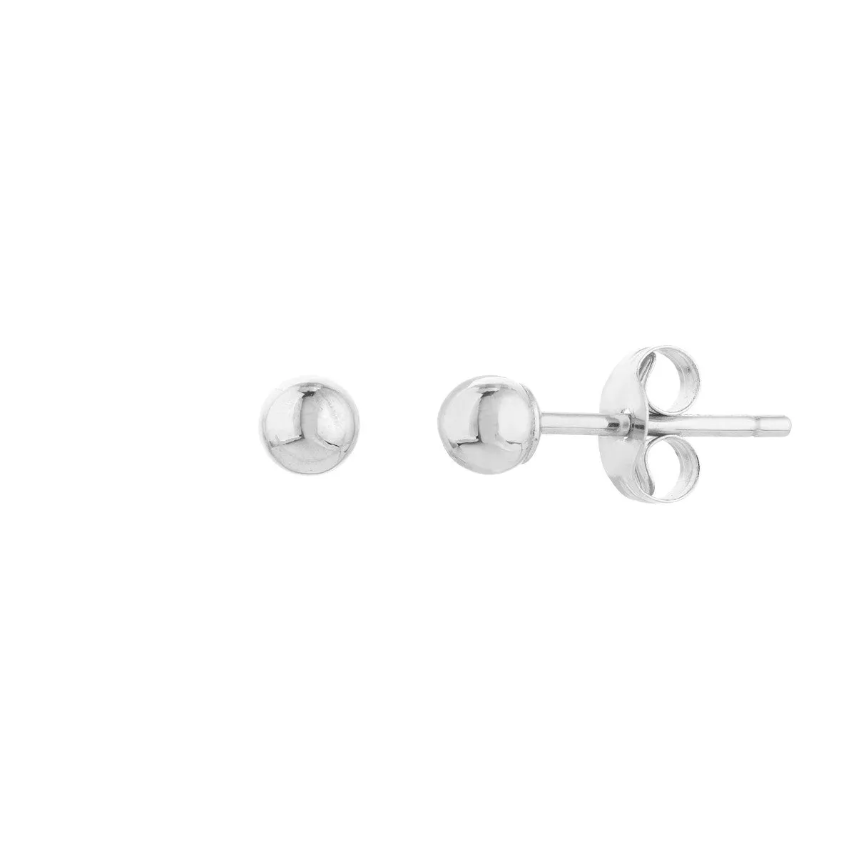 14kt Gold 3mm Ball Stud Earrings