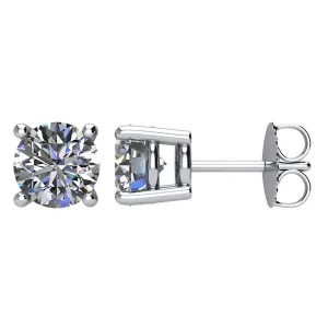 1/5 CT TW Round Diamond Stud Earrings