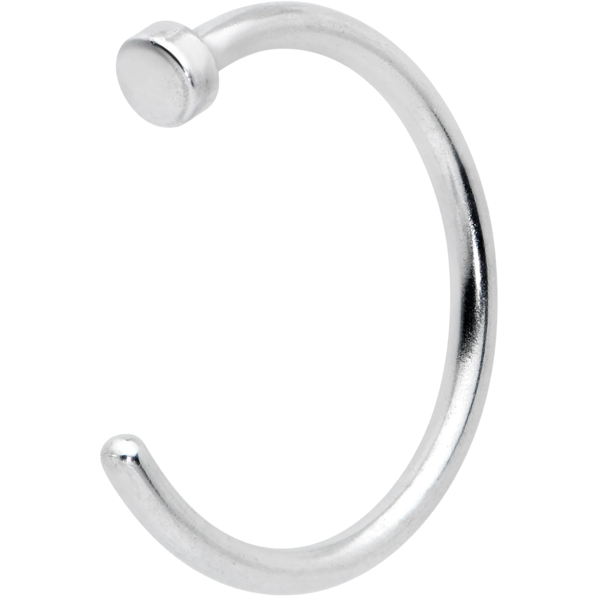18 Gauge Stainless Steel Nose Hoop - 3/8