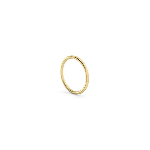 18k Gold Nose Hoop