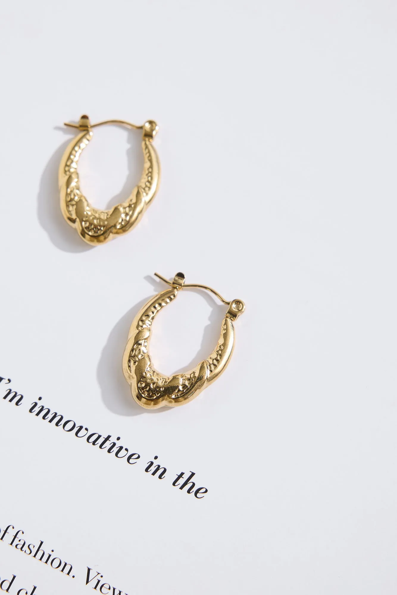 18k Gold Plated Baby Girl Earrings Gold
