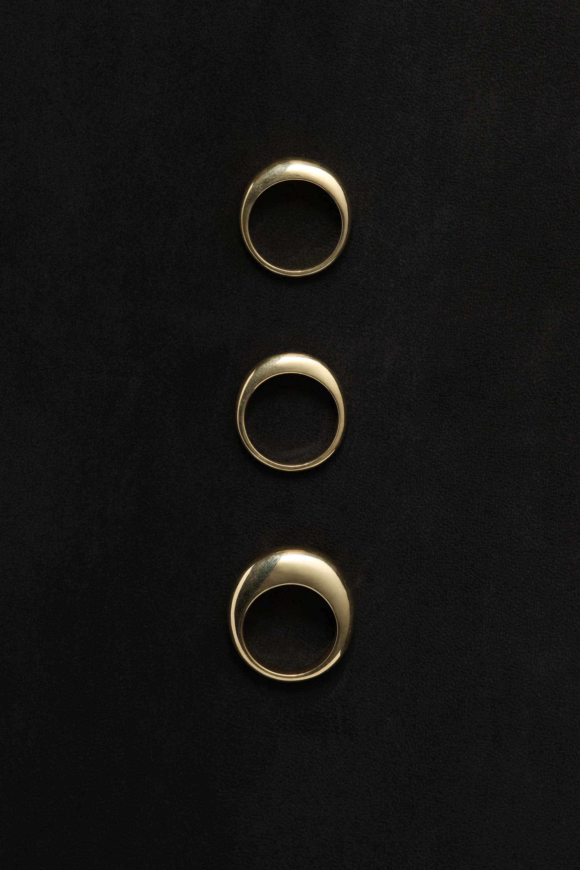 18K GOLD STACKING RINGS