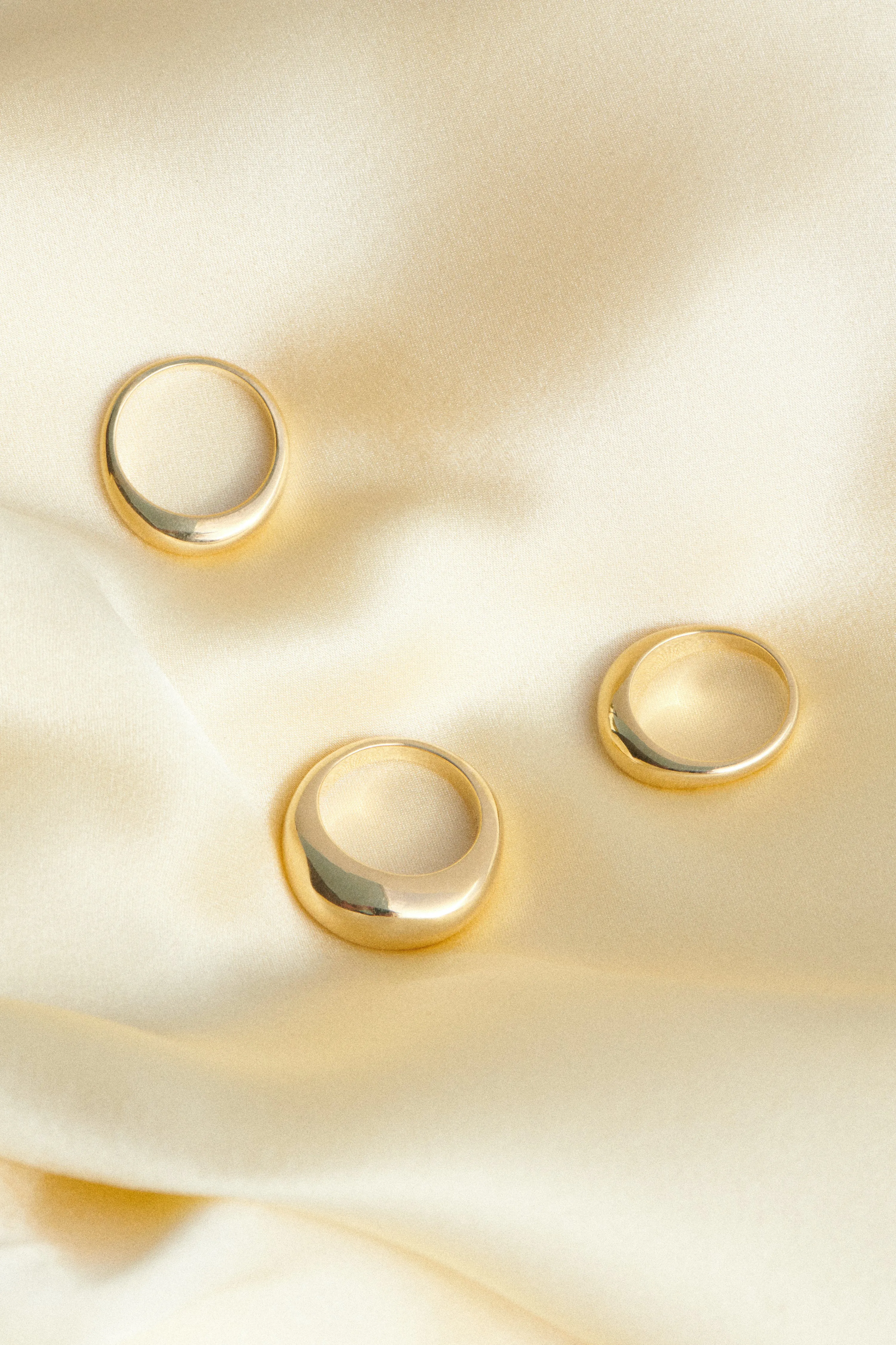 18K GOLD STACKING RINGS