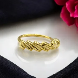 18K Real Gold Indian designer Nose ring Nose Hoop Ring 22g