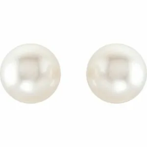 18KT White Gold Paspaley Pearl Stud Earrings 10mm