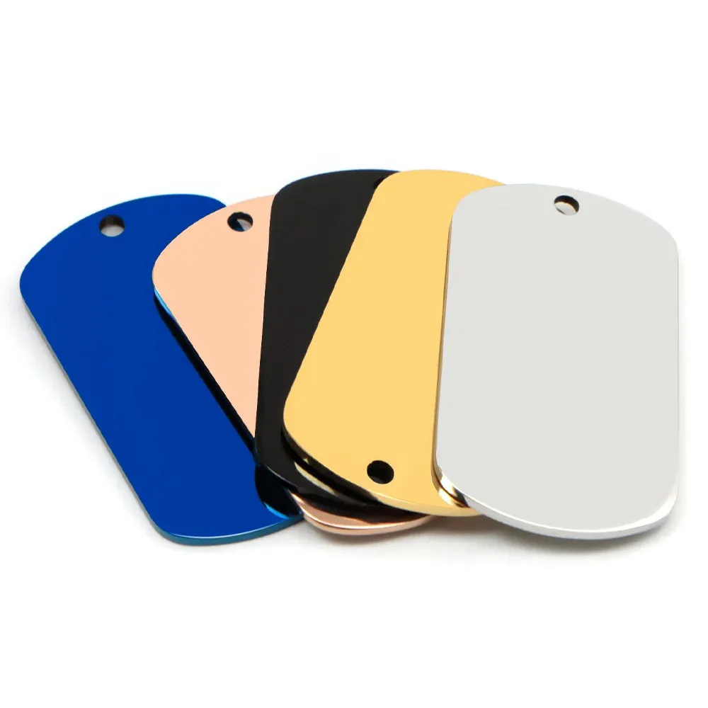 20PCS Custom Pet ID Tags Stainless Steel