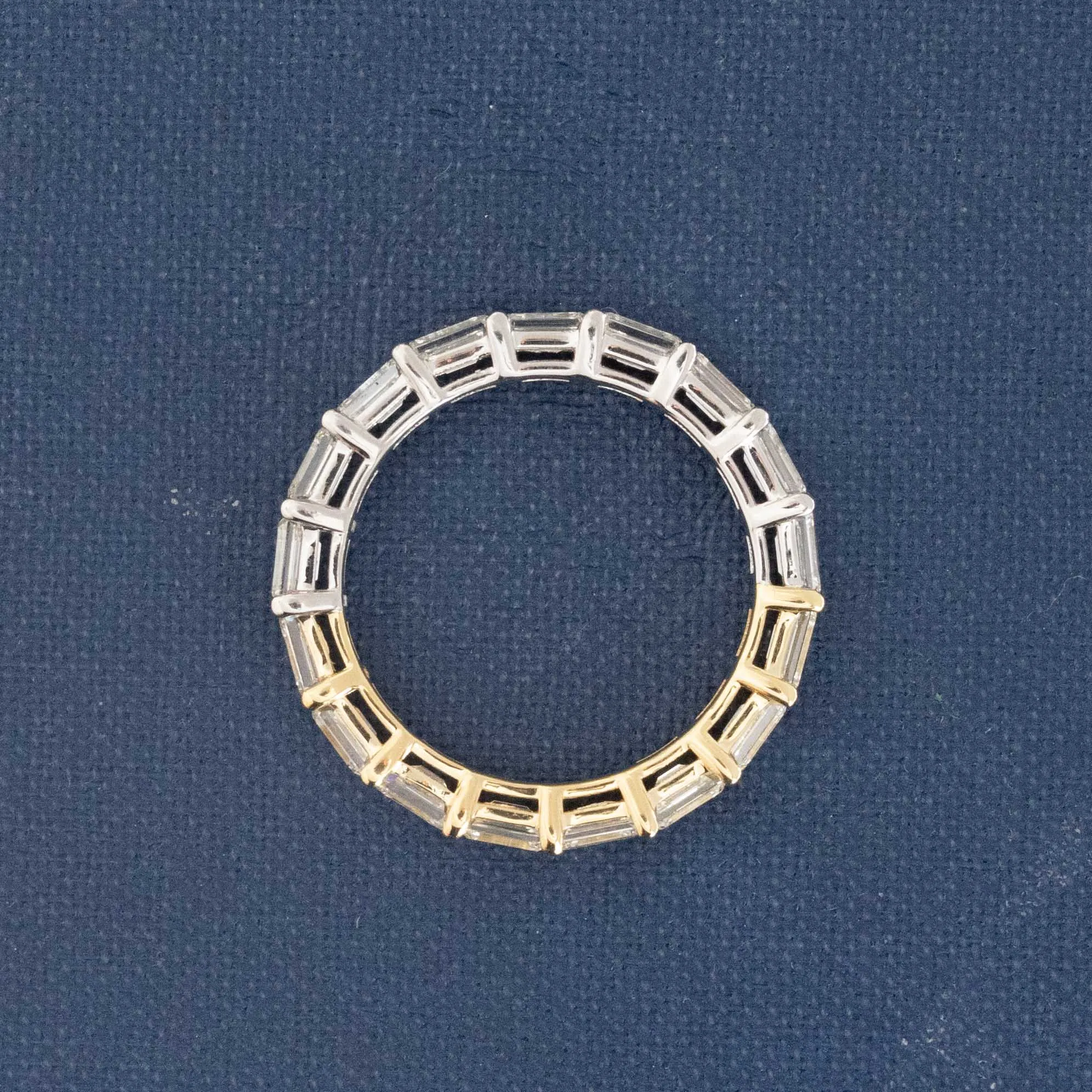 2.48ctw Baguette Cut Diamond Yin-Yang Eternity Band