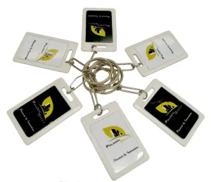 27x40.5 mm Keychain 2 Side Sticker