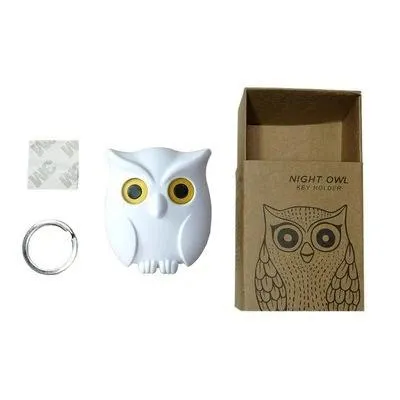 2Pcs Owl Key Hook Key Holder Hooks Hanging Keys It Will Open Eyes Hooks Home Decor