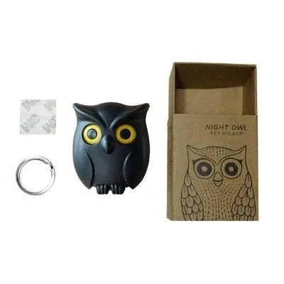2Pcs Owl Key Hook Key Holder Hooks Hanging Keys It Will Open Eyes Hooks Home Decor