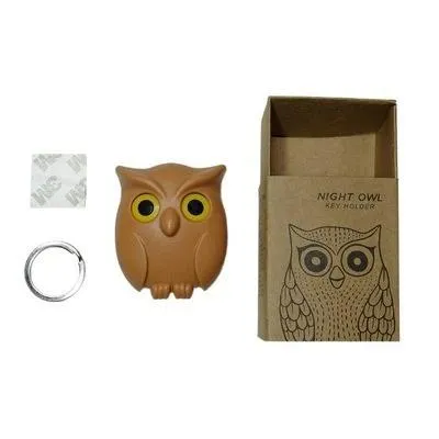 2Pcs Owl Key Hook Key Holder Hooks Hanging Keys It Will Open Eyes Hooks Home Decor