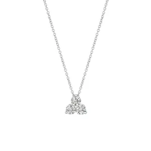3 DIAMOND NECKLACE 14K GOLD (1 CTW)