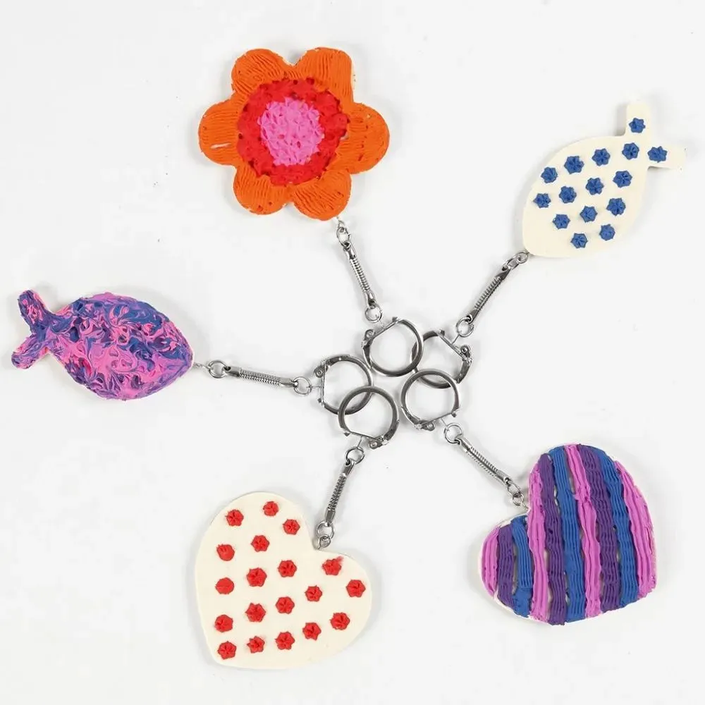 3 x Key Rings Christmas Hanging Decoration