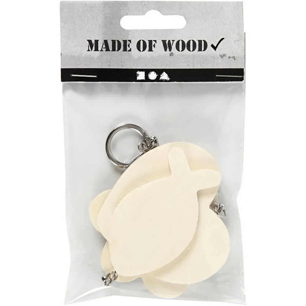 3 x Key Rings Christmas Hanging Decoration