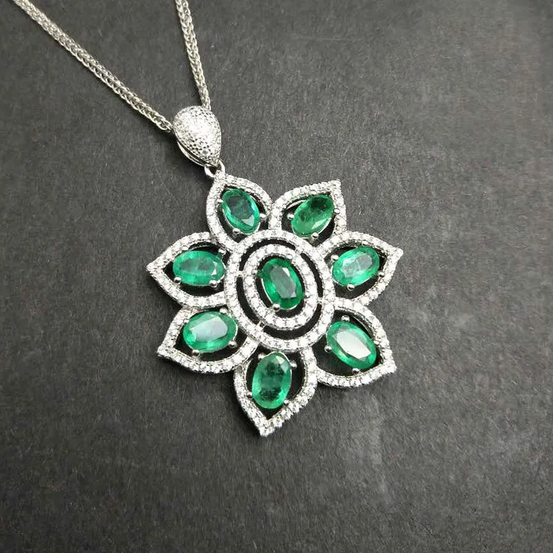 4ct Emerald Pendant