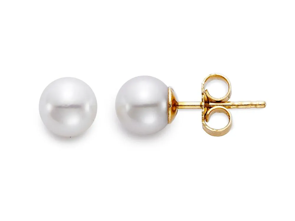 6-6.5MM Akoya Pearl Stud Earrings