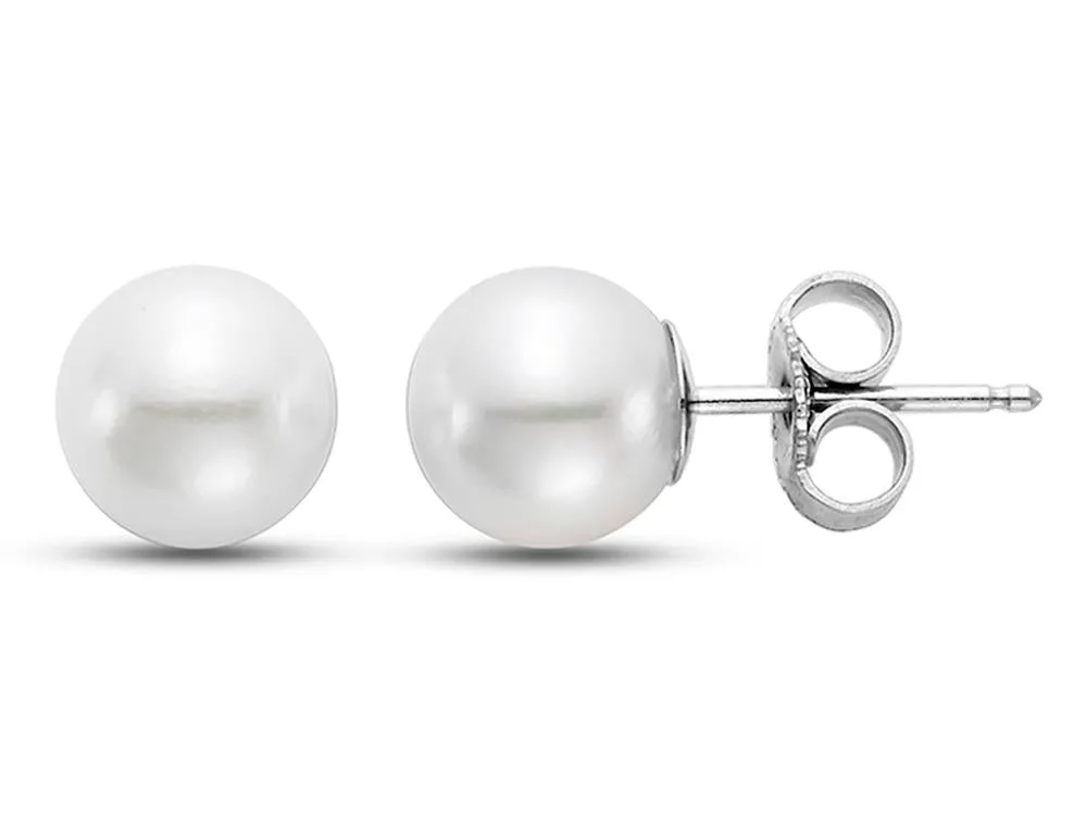 7.5-8mm Freshwater Pearl Stud Earrings