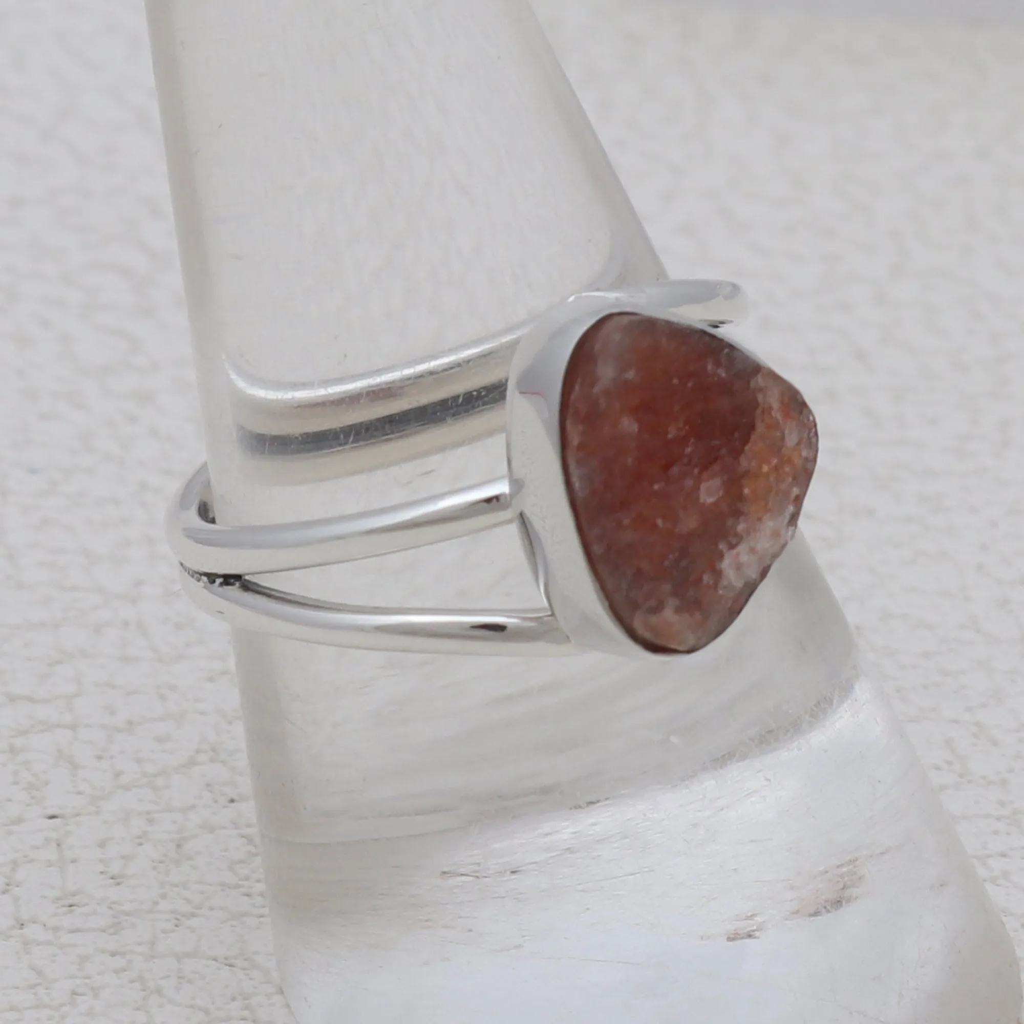 925 Silver Sun Stone Rings