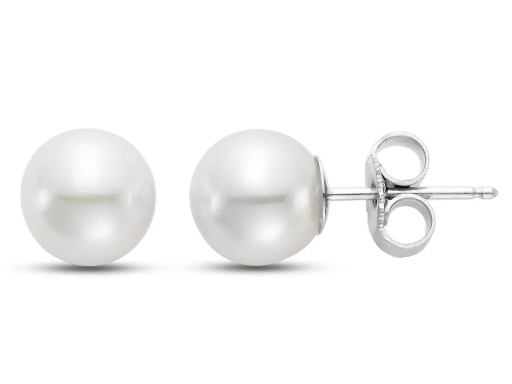 9MM Freshwater Pearl Stud Earrings