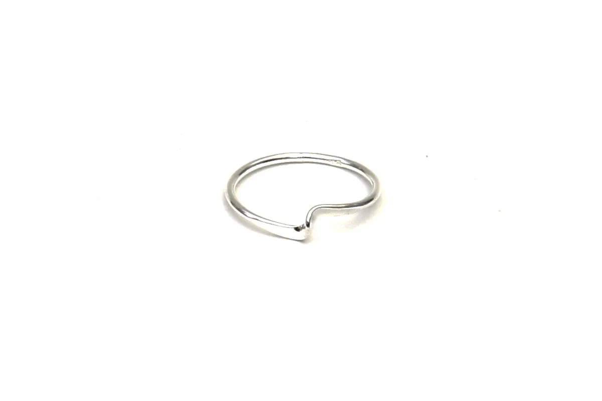 A Pair of Mini Swell Stacking Rings | Sterling Silver