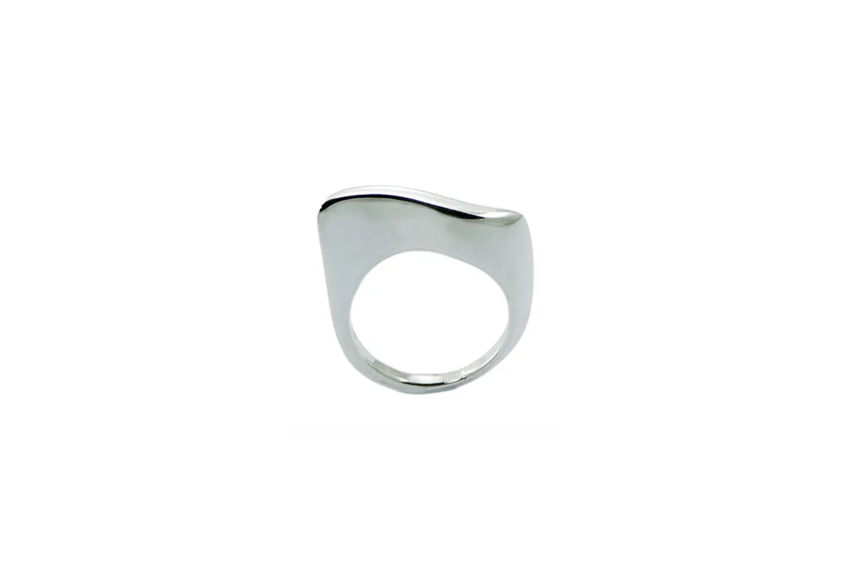 A Pair of Rising Tide Stacking Rings  | Sterling Silver